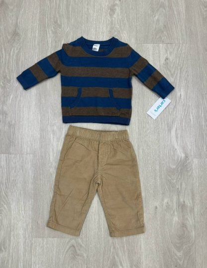 CONJUNTO CARTERS NIÑO PANT CAFÉ 11709