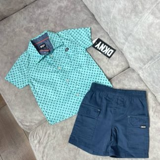 CONJUNTO DKNY NIÑO CUADROS 0062