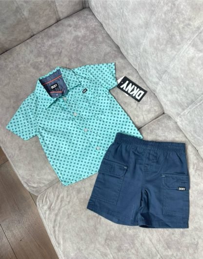 CONJUNTO DKNY NIÑO CUADROS 0062