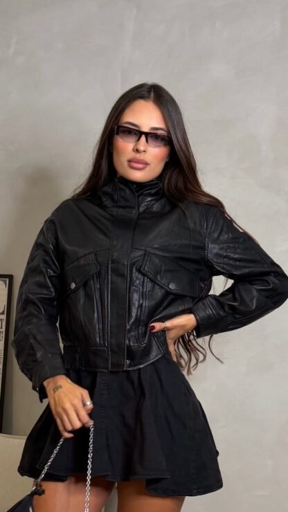 CHAQUETA CUERINA AMERICANA 80427